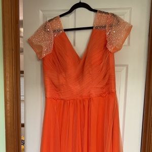 NWT Orange Formal Dress